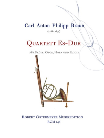 QUARTET in Eb major (score & parts)