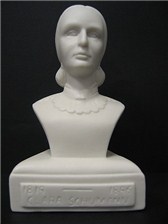 COMPOSER BUST Clara Schumann (Porcelain)