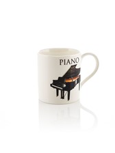 MUSIC WORD MUG Piano
