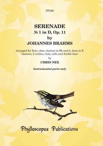 SERENADE No.1 in D major Op.11 (set of parts)