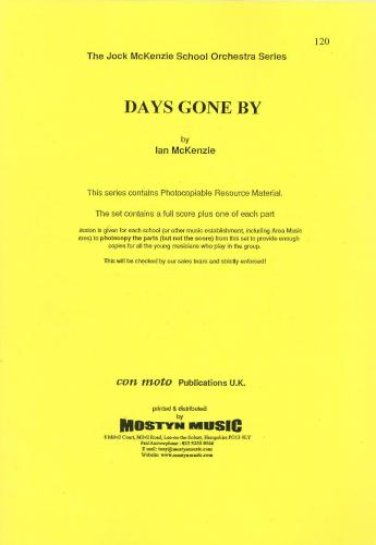 DAYS GONE BY (score)