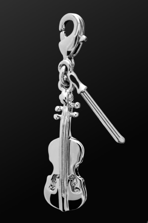 METAL CHARM Violin