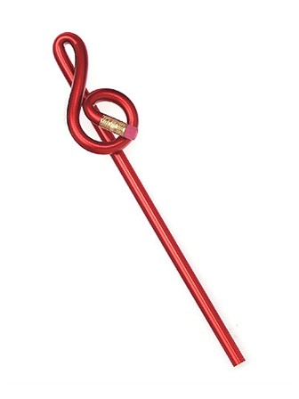 BENTCIL Treble Clef (Red - Pack of 5)