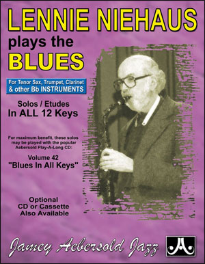 LENNIE NIEHAUS PLAYS THE BLUES + CD Etudes for Volume 42