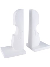 BOOKENDS White Double Bass