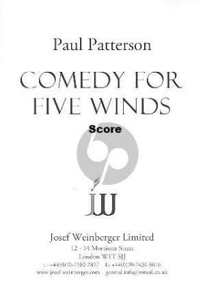 COMEDY FOR FIVE WINDS (score)