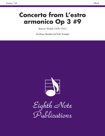 CONCERTO from L’Estro Armonico Op.3 No.9