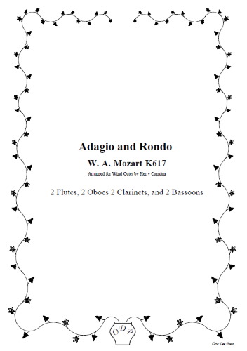 ADAGIO AND RONDO K617 (score & parts)