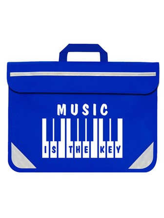 MUSIC BAG Music is the Key (Blue)
