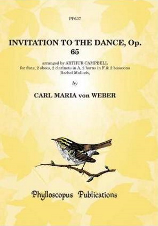 INVITATION TO THE DANCE Op.65 score & parts