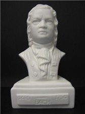 COMPOSER BUST J.S. Bach (Porcelain)