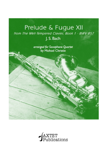 PRELUDE & FUGUE XII BWV 857 (score & parts)