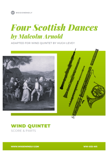 FOUR SCOTTISH DANCES (score & parts)