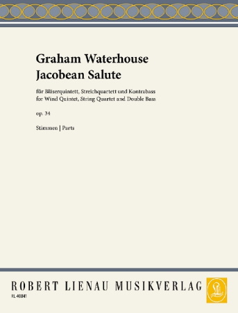 JACOBEAN SALUTE Op.34 set of parts