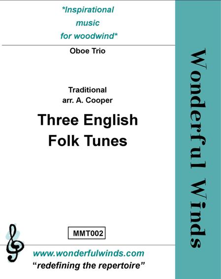 THREE ENGLISH FOLK TUNES (score & parts)