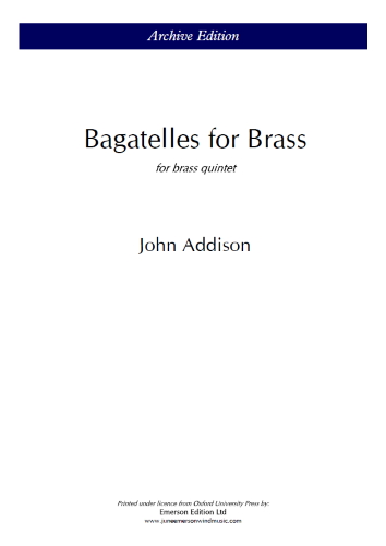 BAGATELLES for Brass (set of parts)