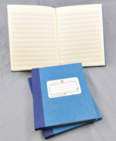 MUSIC MANUSCRIPT BOOK 12 staves, 96 pages