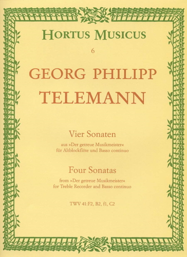 FOUR SONATAS from 'Der getreue Musikmeister'