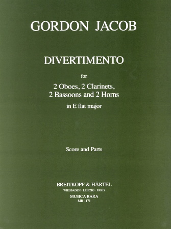 DIVERTIMENTO in Eb major (score & parts)