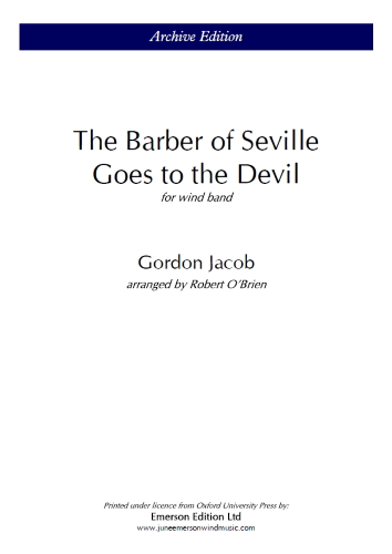 BARBER OF SEVILLE GOES TO THE DEVIL (score)