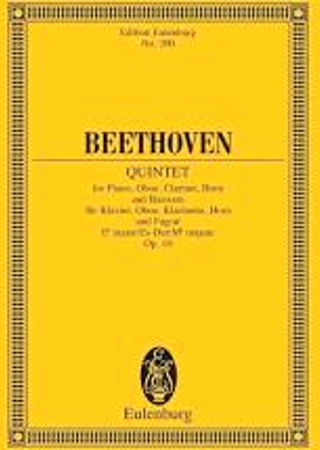 QUINTET in Eb Op.16 miniature score