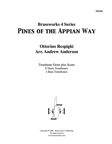 PINES OF THE APPIAN WAY (score & parts)