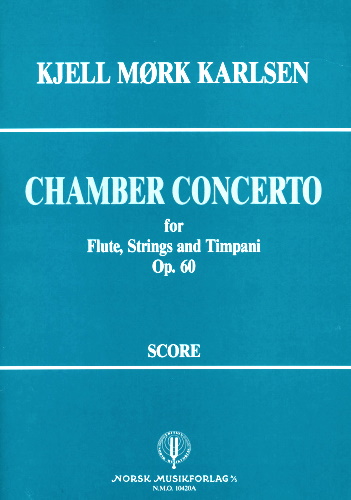 CHAMBER CONCERTO Op.60 score