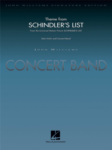 THEME FROM SCHINDLER'S LIST (score & parts)