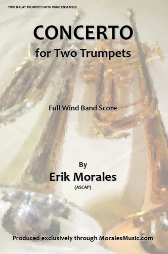 CONCERTO for Two Trumpets + CD (full score + parts on CD)