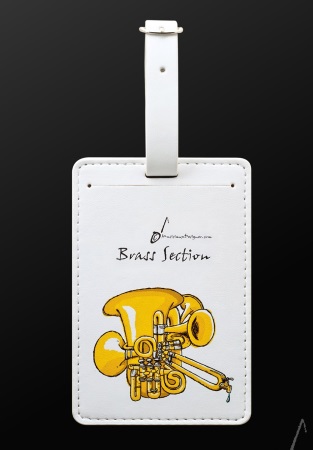 LUGGAGE TAG Brass Section