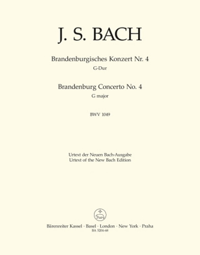 Brandeburg Concerto No.4 - Violin 1