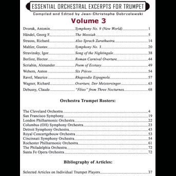 ESSENTIAL ORCHESTRAL EXCERPTS Volume 3