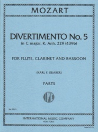 DIVERTIMENTO No.5 K.Anh.229 (439b)