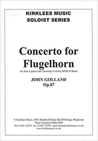 CONCERTO FOR FLUGELHORN Op.87
