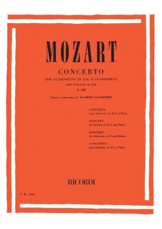 CLARINET CONCERTO K622