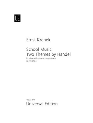 TWO THEMES BY HANDEL Op.85