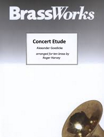CONCERT ETUDE Op.49 (score & parts)