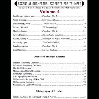 ESSENTIAL ORCHESTRAL EXCERPTS Volume 4