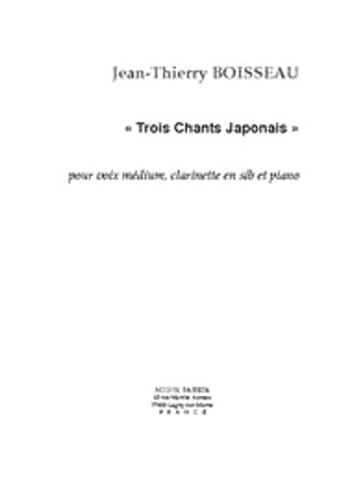 3 CHANTS JAPONAIS