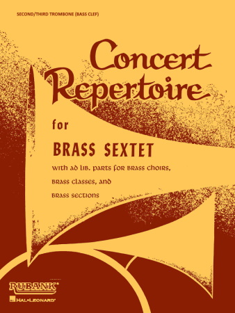 CONCERT REPERTOIRE 2nd/3rd Trombone (bass clef)