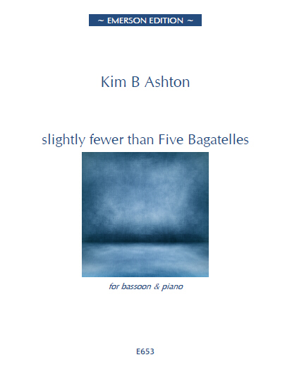 slightly fewer than FIVE BAGATELLES - Digital Edition