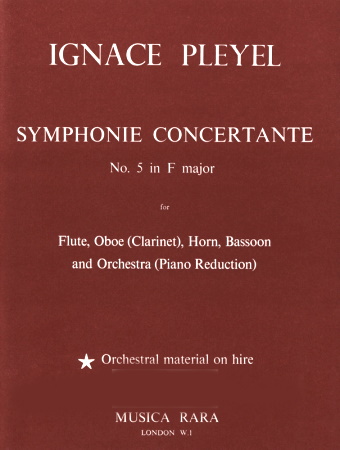 SYMPHONY CONCERTANTE No.5 in F major (score & parts)
