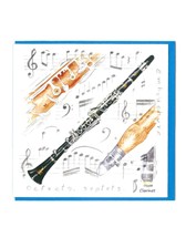 NOTELETS Clarinet Design (Pack of 5)