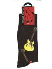 SOCKS Red & Yellow Guitar (Size 6-11)