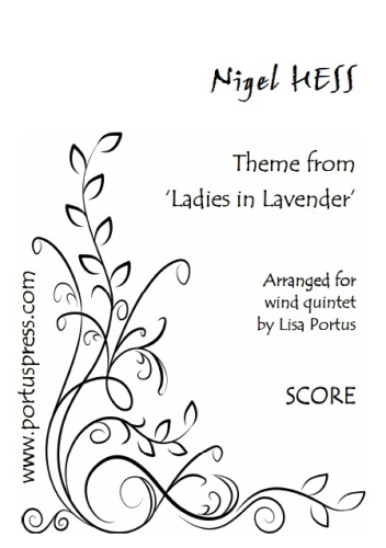 LADIES IN LAVENDER Theme (score & parts)