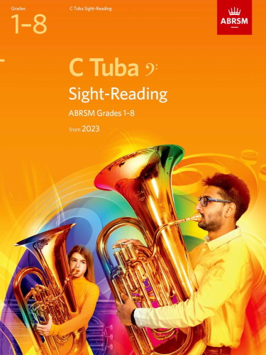 SIGHT-READING for Bass Clef C Tuba Grades 1-8 (from 2023)