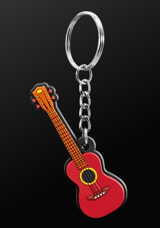 INSTRUMENT KEYRING Ukulele (Brown)