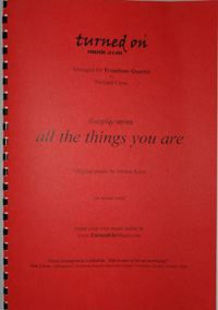 ALL THE THINGS YOU ARE (score & parts)