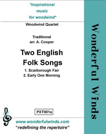 TWO ENGLISH FOLK SONGS (score & parts)