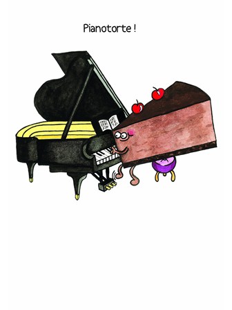 GREETINGS CARD Pianoforte!